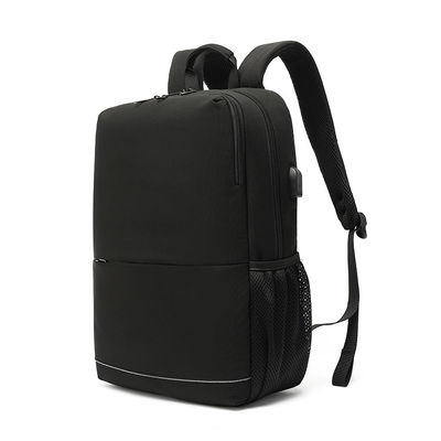 スリム 耐久 旅行用 ラップトップ バックパック ビジネス バックパック USB充電ポート付き